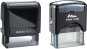 Ideal & MaxStamp Self-Inking Signature Rubber Stamps