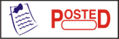 This pre-inked rubber stamp comes pre-assembled with the text "POSTED." The stamp is built with quality and has the capabilty to be re-inked.