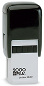 Printer Q 24 Stamp 1" by 1"