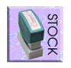 Xstamper One Color Title Stock Stamps
