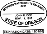 WATER-OR - Water Examiner - Oregon<br>WATER-OR