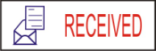 This pre-inked rubber stamp comes pre-assembled with the text "RECEIVED." The stamp is built with quality and has the capabilty to be re-inked.