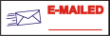 This pre-inked rubber stamp comes pre-assembled with the text "EMAILED." The stamp is built with quality and has the capabilty to be re-inked.
