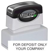 Order your custom bank deposit stamp here at St Cloud Stamp. Fast Shipping