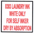 8383 INK-LDRY 2WHITE - 2OZ. AERO WHITE #8383 INDELIBLE LAUNDRY INK - MUST SHIP UPS GROUND