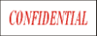 This pre-inked rubber stamp comes pre-assembled with the text "CONFIDENTIAL." The stamp is built with quality and has the capabilty to be re-inked.