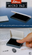 FINGER 1 - MICRO PAD, FINGERPRINT PAD SIZE RECTANGLE 1.75 BY 2.5 INCHES (45mm BY 65mm) 