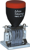 MX-2 Date Stamp with up to 3 lines of custom text above and below date. (Non-Self-Inking)