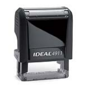 Order your custom self-inking stamps online. Choose text, logo, font style and ink color. Fast Shipping