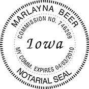 Notary Public Iowa - NP-IA