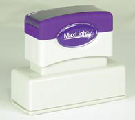 MaxLight Address Stamp<br>Pre-Inked 